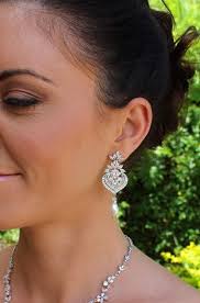 Pendientes de novia, pendientes de araña de cristal, pendientes colgantes  de perlas, joyería nupcial, Boucles d'oreille de Cristal, TAYLOR