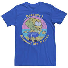 Spongebob squarepants released ripped pants in 2005. Men S Spongebob Squarepants Because I Ripped My Pants Tee