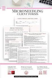 Do not use any of your own products during this time period. Microneedling Consent Forms Beauty Salon Solution Microneedling Consent Forms Esthetician Services