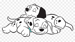 Free printable pages for kids to color. Dalmatians Was Sleeping Soundly Dalmatians Coloring Dalmatian Puppies Color Pages Clipart 2043718 Pikpng