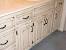 Grey Distressed Cabinets