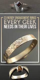 23 Geeky Engagement Rings That Are Beyond Perfect Geeky Engagement Rings Nerdy Engagement Rings Engagement Rings