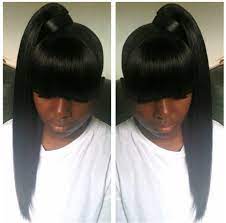 Curl your hair naturally and tie it into a high. Chinese Ponytail Hair Ponytail Styles Hairstyles With Bangs Weave Ponytail Hairstyles