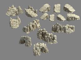 Kunlun Mountains Rock 04 3d Model Max Obj 3ds Fbx Mtl Tga 1 Environmental Art 3d Model Environment Concept