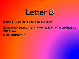 Bite Off More Than You Can Chew Meaning In Urdu Ppt Idioms A To Z Powerpoint Presentation Free Download Id 2344625