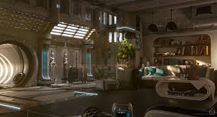 Home By Carsten Stueben Sci Fi 3d Sci Fi Concept Art Sci Fi Environment Spaceship Interior