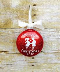 Some of my own personal favorite ornaments, are from those first events and celebrations in every couple needs their first christmas ornament to celebrate their first christmas together. Baby Bump Ornament Online
