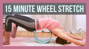 15 Min Yoga Wheel Full Body Stretch Youtube In 2020 Yoga Wheel Yoga Wheel Exercises Full Body Stretch