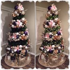 Gold is a popular christmas decoration color. Rose Gold Decorations On Christmas Tree Novocom Top