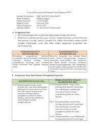 Rpp Recount Text Kelas 8