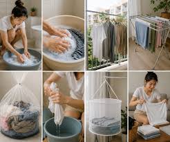 Learn 8 effective ways to wash clothes without washer