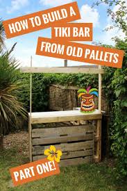 The bar is based on the tiki hut found on islands, usually made of wood or bamboo with the trademark thatched grass roof. How To Build A Tiki Bar Using Old Pallets Hawaiian Party Decorations