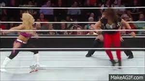 Tamina Snuka Finisher Savate Kick On Make A Gif