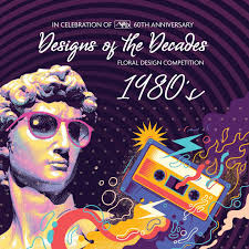 🕶️ The 1980s Are Here! 🕶️ The AIFD Designs of the Decades 1980's  Competition LAUNCHES November 1st! This month, we're taking it back to an  era of big hair, bold colors, and