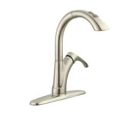 Glacier Bay Ginger Single Handle Pull Down Sprayer Kitchen Faucet In Brushed Nickel 65717n 08104 The Home Depot Tub And Shower Faucets Shower Faucet Kitchen Faucet