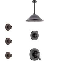 Delta Shower System Hydrachoice Body Sprays With Video Faucetlist Com