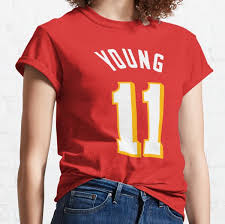 Trae young #11 atlanta hawks red swingman basketball trikot. T Shirts Atlanta Hawks Redbubble