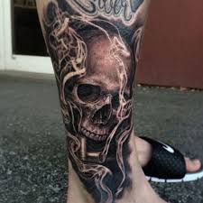 25 Best Skull Tattoos For Men Skull Sleeve Tattoos Skull Tattoos Skull Tattoo Design