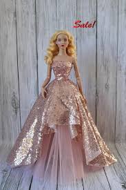 Clothes For Tonner Doll Gown For Tyler Tonner Dress For Etsy In 2021 Barbie Dress Barbie Wedding Dress Dress Barbie Doll