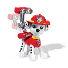 Pat Patrouille Coffret Chiot Et Badge Marcus Castello Jeux Et Jouets Paw Patrol Marshall Paw Patrol Jouet