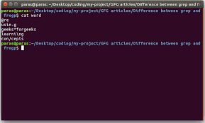 Maybe you would like to learn more about one of these? Difference Between Grep And Fgrep Command Geeksforgeeks