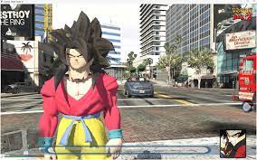 Gta 5 dragon ball z kami lookout map w/ goku and transformations! Update Image Dragon Ball Z Goku With Powers Sounds And Hud Mod For Grand Theft Auto V Mod Db