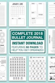 Sale 2018 Bullet Journal A4 Printable 12 Month Starter Kit Calendar Plann With Images Bullet Journal Calendar Printable Bullet Journal Printables Bullet Journal Essentials
