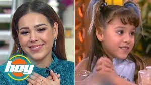 Danna paola y alejandro speitzer se conocieron hace 17 años cuando participaron en la telenovela amy, la niña de la mochila azul; Danna Paola Se Puso Nostalgica Al Recordar Cuando Fue Parte De Hoy Youtube