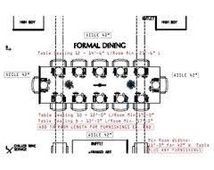 Generous dining rooms are 14 by 18 feet to allow for a formal table, chairs and a hutch. Drsf126 Dining Room Size For 12 Hausratversicherungkosten