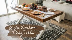 Buy rustic coffee tables online at overstock our best living room. My First Time Building A Rustic Farmhouse Style Dining Room Table Youtube