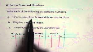 In writing large numbers, american english uses a comma (,) to separate thousands, millions, etc. Write Numbers In Standard Form For Thousand Place Value Youtube