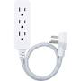https://www.homedepot.com/p/GE-3-Outlet-Power-Strip-with-6-in-Braided-Extension-Cord-Surge-Protector-Gray-and-White-45190/308784039 from www.homedepot.com