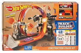 Hot Wheels Track Builder Construction Crash Kit Most Wanted Christmas Toys Hot Wheels Track Builder Hot Wheels Track Hot Wheels