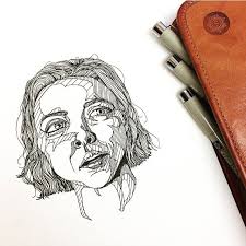 Chin Up It S Friday Sketch Sketchbook Moleskine Pigmamicron Girl Drawing Hairdrawing Art Linedrawing Dailydr Sketch Book Daily Drawing Line Drawing