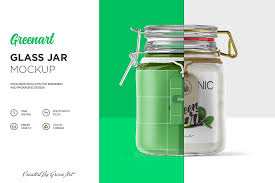 Clear Glass Jar Mockup Glass Jars Clear Glass Jars Glass Dropper Bottles