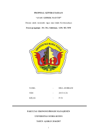 We would like to show you a description here but the site won't allow us. Contoh Proposal Kewirausahaan