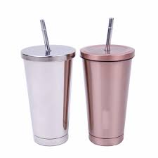 (561.8 ml) 10 (25.4 cm) total height with straw. 16 Oz Stainless Steel Double Walled Insulated Tumbler With Lid And Straw Insulated Stainless Steel Stainless Steel Insulateddouble Wall Stainless Steel Aliexpress
