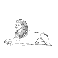 A sphinx with the third eye, on a psychedelic background. Sphinx Coloring Pages Surfnetkids