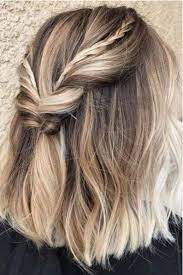 The cut tends to work best for ladies with naturally straight hair as the angle is further enhanced when your locks are styled smooth. Rx 1810 Fall Hairstyles From Pinterest Braided Blunt Lob Hair Styles Braids For Short Hair Brunette Hair Color