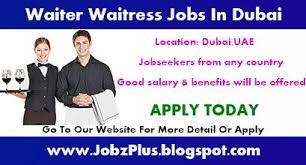 Waiter Waitress Jobs In Dubai Uae 2019 Waiter Waitress Effective Communication Skills