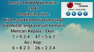 Jaya Togel Taiwan Hari Ini 2020 Joker Merah Hk