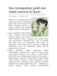 We did not find results for: Doa Mendapatkan Jodoh Dan Rezeki Menurut Al Quran