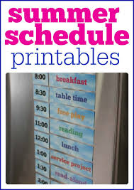 However, there are a number of attractions and activities on the outer banks both on and off the sand that are geared towards kids, and families can enjoy a variety of activities to one of the best ways for parents to bond with their kids at the beach is a good game of catch or a friendly team competition. Printable Summer Schedule For Kids I Can Teach My Child