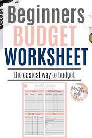 How To Start A Budget It S A Southern Life Y All Budgeting Worksheets Budgeting Worksheets Free Budgeting Finances