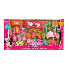 Disney Junior Minnie Bow Tique Bowtastic Kitchen Accessory Set 54 Pieces Just Play Toys R Us Minnie Mouse Toys Baby Doll Accessories Toddler Girl Gifts