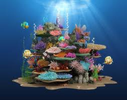 Coral Reef02 3d Model Clay Art Projects Coral Reef Coral Reef Craft