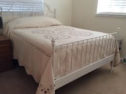 The skorva midbeam is a separate piece (included in the price of the frame), but sold independently. The Best Ikea Leirvik Bed Frame White Queen Size Iron Metal Country Style From Customer S Perspective Cheap Furniture Bedroom Living Room