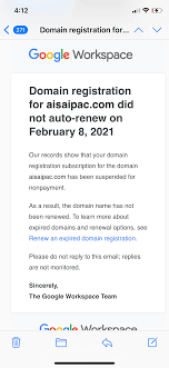 Check spelling or type a new query. Domain Registration Suspended But I Dont Have Google Workspace Google Workspace Admin Community