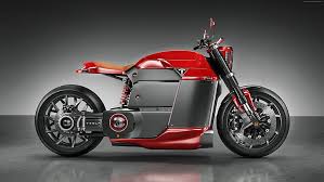 Hd Wallpaper Motorcycles Of Future Tesla Model M Red Electric Wallpaper Flare