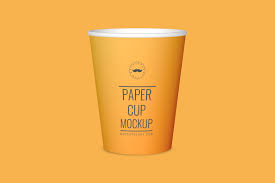 Present your logo, patterns, badges or texts in a gorgeous way. Medium Paper Cup Mockup Mockup Daddy